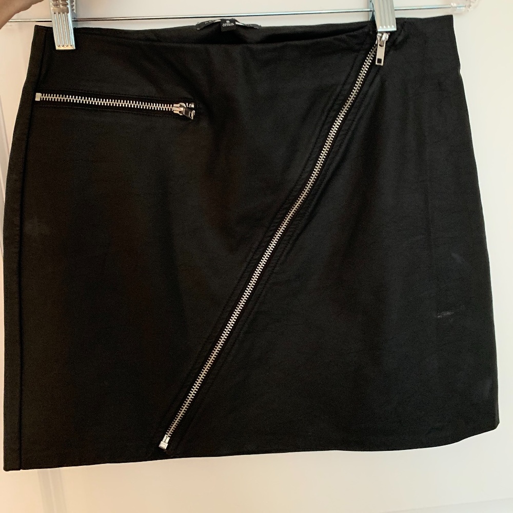 Leather Mini Skirt